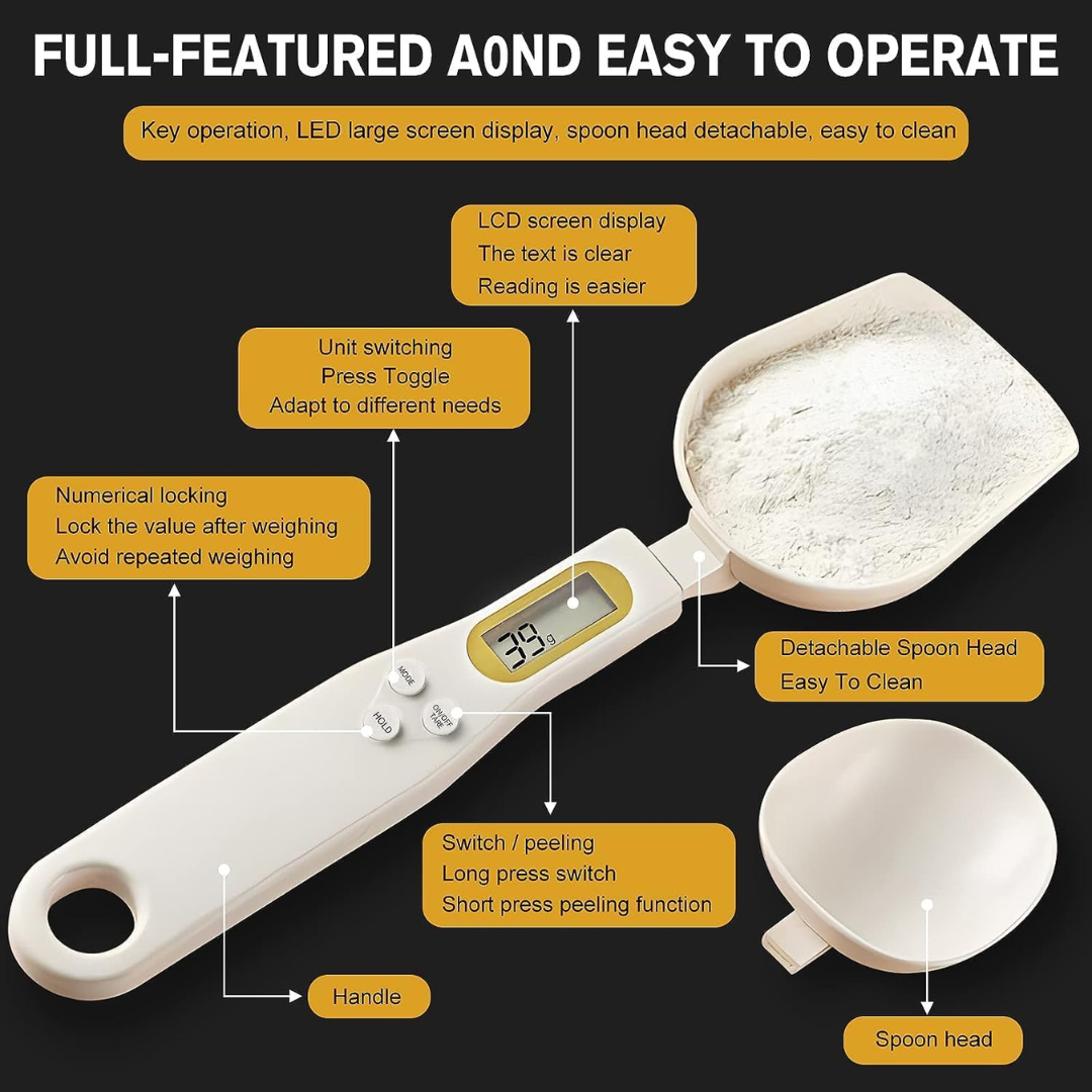 Measuring Spoon with Digital Scale